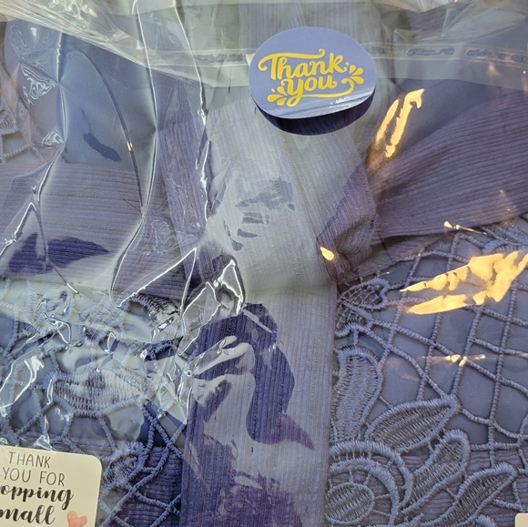 NWT! CREMIEUX MARILYN BLUEBERRY DRESS (6) - Picture 4 of 12